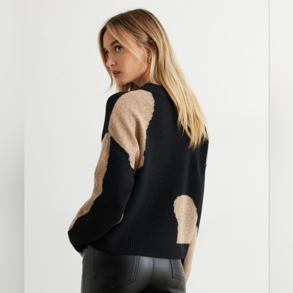 Dynamite Jacquard Crewneck Sweater - Picture 6 of 6